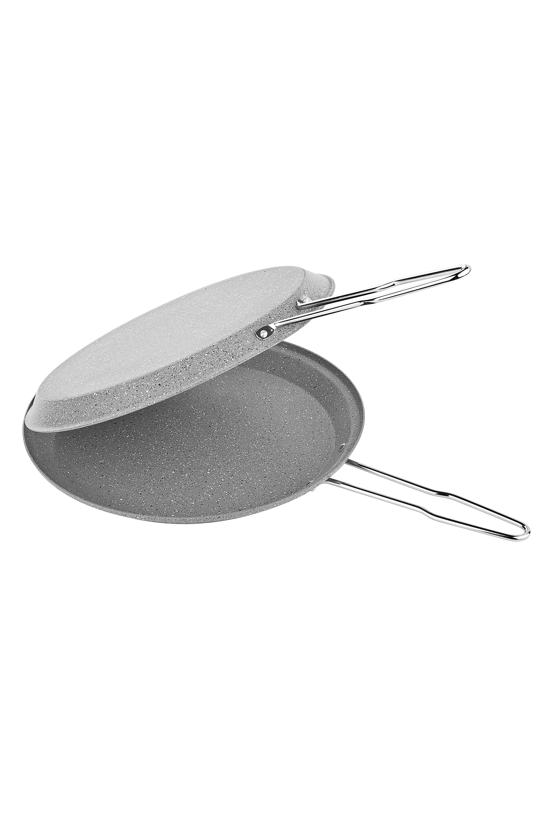 Double Sided Fry Pan Bio Granit Çift Taraflı Balık Tava