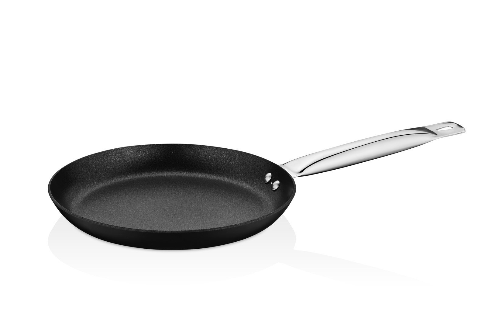 Prochef Fry Pans Bio Granit Profesyonel Tava Siyah Renk, Platin Detay